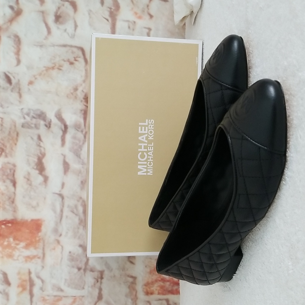 New Michael Kors Dylyn Quilted Ballet Flats